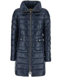 Herno - 'Maria' Down Jacket With Front Zip Closure And Two Front Patch Pockets - Lyst