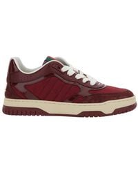 Gucci - 'Re-Web' Low Top Sneakers With Web Tongue And Logo Patch On The Rear - Lyst