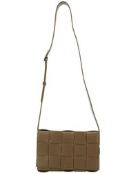 Bottega Veneta - 'Medium Casette' Crossbody Vag With Intreccio Motif - Lyst