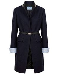 Prada - Wool Coat - Lyst