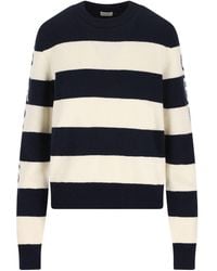Celine - Striped Wool Sweater - Lyst