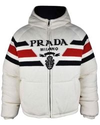 Prada - Down Jacket - Lyst