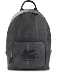 Etro - Cotton Arnica Backpack - Lyst
