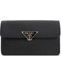 Prada - Saffiano Mini Crossbody Bag - Lyst