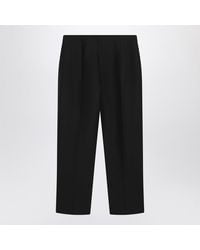 TOTEME - Wool And Silk Trousers - Lyst