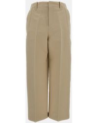 Jacquemus - Mid-Rise Cropped Trousers With Signature 'J' Loop - Lyst