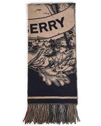 Burberry - Archive Gallant Knight Cashmere Scarf - Lyst