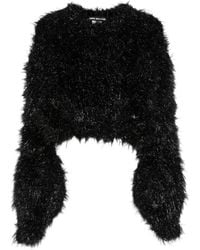 Junya Watanabe - Cropped Crewneck Sweater - Lyst