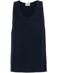 P.A.R.O.S.H. - P.A.R.O..H. Short Sleeve Blouse Light Polyester - Lyst