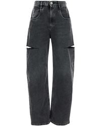 Maison Margiela - Five-Pocket Style Jeans With Rips - Lyst