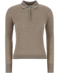 Max Mara - Dove Cashmere Blend Gitano Polo Shirt - Lyst