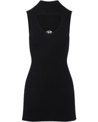 DIESEL - Oloni Wool Short Dress - Lyst