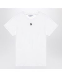 McQueen - T-Shirt With Embroidery - Lyst