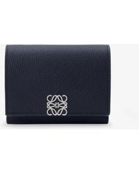Loewe - Anagram Trifold Leather Wallet - Lyst