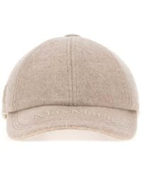 Max Mara - Cappuccino Cashmere Lancia Baseball Cap - Lyst