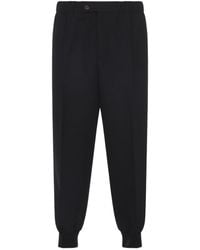 Lanvin - Virgin Wool Track Pants - Lyst