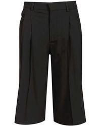 Ami Paris - Ami Wide-Leg Bermuda Shorts - Lyst