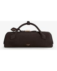 Alaïa - Teckel Clutch Suede Handbag - Lyst