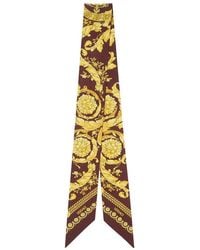 Versace - Barocco Printed Silk Twill Lavalliere' - Lyst