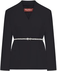 Max Mara - Double-Breasted Cady Jacket - Lyst