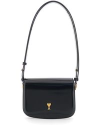 Ami Paris - 'Paris Paris' Shoulder Bag With Adc Plaque On The Front And Adjustable Shoulder Strap - Lyst