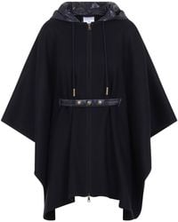 Moncler - Wool Cape - Lyst
