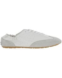 Saint Laurent - Sneakers Artico Leather Lamb Trainers - Lyst