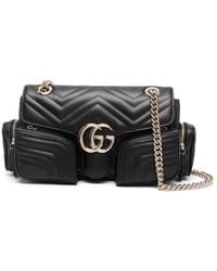 Gucci - Small Gg Marmont Shoulder Bag - Lyst