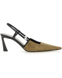 Saint Laurent - 115Mm Crystal-Embellished Satin Pumps - Lyst