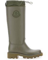 Moncler - 'Kickstream' Rain Boots With Embossed Logo On The Side And Pull-Tab With Logo Lettering - Lyst