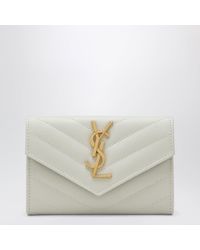 Saint Laurent - Monogram Envelope Small Wallet - Lyst