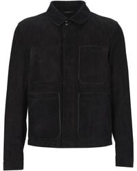 Tom Ford - Suede Field Jacket - Lyst