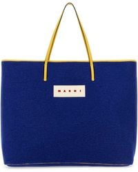 Marni - Felt Medium Janus Shopping Bag - Lyst
