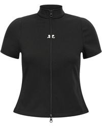 Courreges - Polyester Top - Lyst