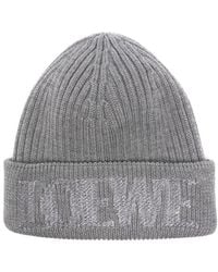 Loewe - Logo Wool Beanie - Lyst