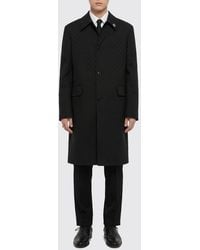 Gucci - Single Breasted Polyester Coat - Lyst