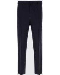 Prada - Virgin Wool Trousers - Lyst