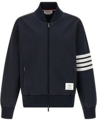 Thom Browne - Printed Mandarin Collar Jacket - Lyst