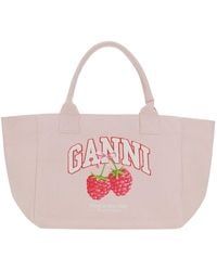 Ganni - Tote Bag Trapeze Medium - Lyst