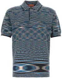 Missoni - Embroidered Cotton Polo Shirt - Lyst