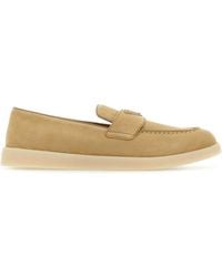 Prada - Suede Loafers - Lyst