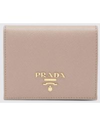 Prada - Saffiano Leather Wallet - Lyst