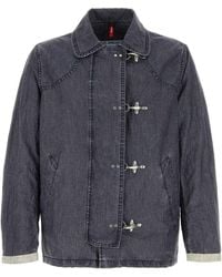 Fay - Denim Linen Jacket - Lyst