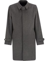 Herno - Wool And Cashmere Coat - Lyst