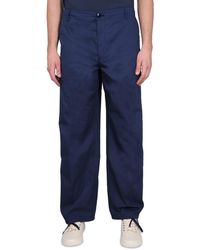 KENZO - Cargo Pants With Waist Belt - Lyst