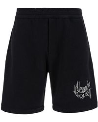 McQueen - Regular Fit Bermuda Shorts - Lyst