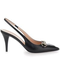 Gucci - 'Morsetto' Slingback - Lyst