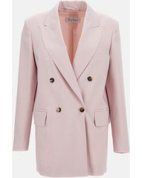Max Mara - Double-Breasted 'Ombrosa' Jacket - Lyst