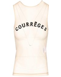 Courreges - "Illusion" Tulle Top - Lyst