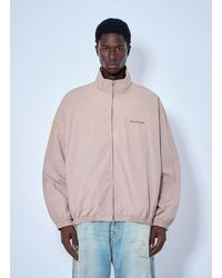 Acne Studios - Logo Printed Zip-Up Jacket - Lyst